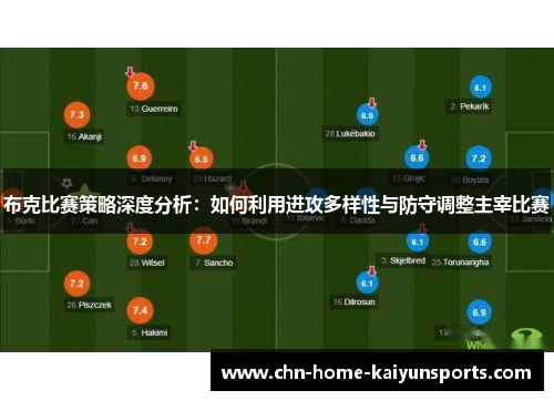 布克比赛策略深度分析：如何利用进攻多样性与防守调整主宰比赛